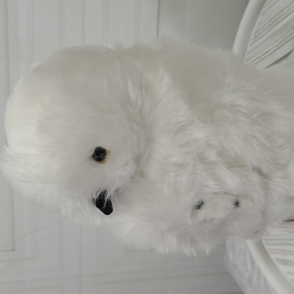 HARRY Potter Hedwig Collector Owl Plush - The Noble Collection - White & Black - Picture 4 of 13